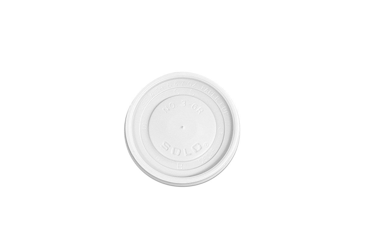 tapa-plana-para-vaso-de-papel-4-oz Tapa plana blanca vaso de café 4 oz c/1000 pz - Image 1