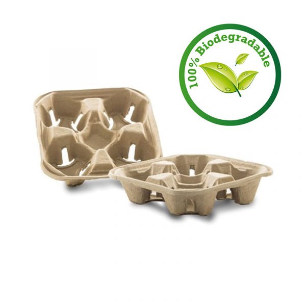 Charola portavaso c/300 pz