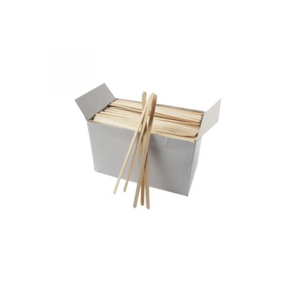 Agitador de madera 18 cm c/1000 pz