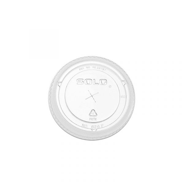 Tapa plana para frappe orificio 7 oz c/2500 pz