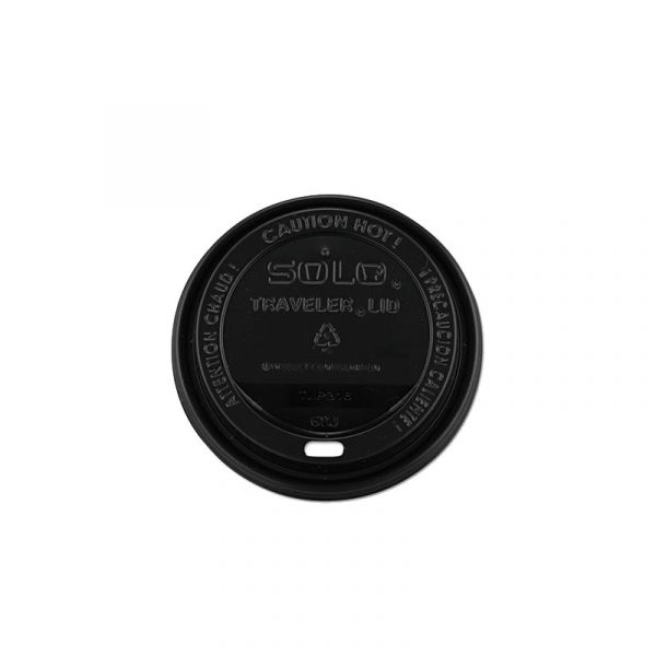 Tapa viajera negra vaso de café 10 oz c/1000 pz