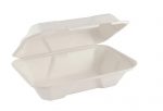 Almeja rectangular 9x6 c/200 pz Contenedor de Fibra de Caña