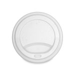 Tapa viajera blanca para vaso 12, 16, y 20 oz c/1,000 PLA